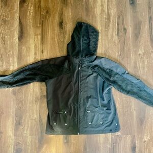 Nike Black XL Sphere Dry Net Athletic Workout Exercise Jacket w/ hood